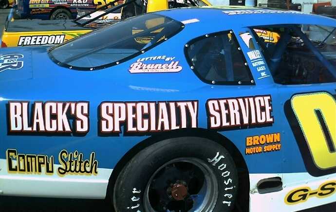 Letters by Brunell--Proud Sponsors of the Bruening Motorsports 07
